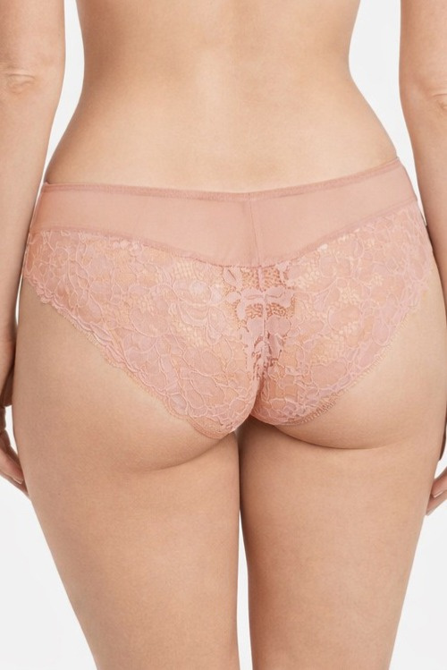 Mediolano Jasmin 19152 kalhotky krajka síťovina pudrové