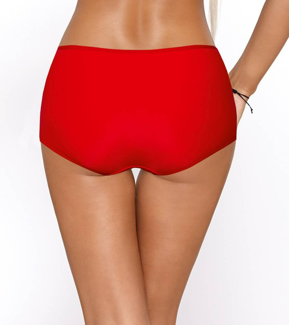 Cassi Dámské kalhotky s vysokým pasem Paripari - červené