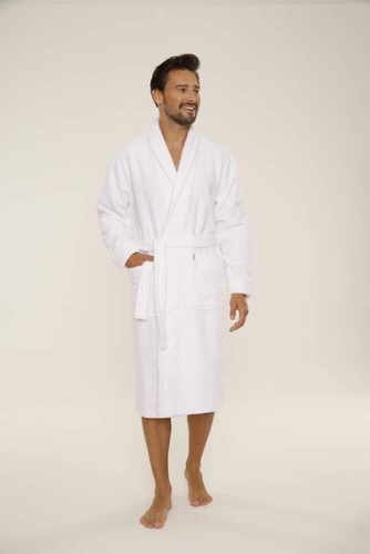 735 Manuele pánský župan De Lafense - bílý