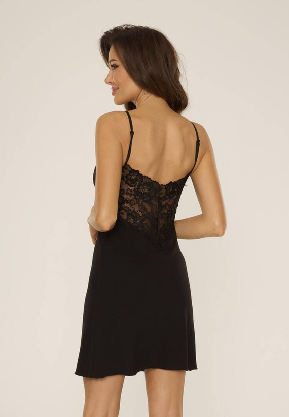 752 Noční košile Lilian De Lafense - černá