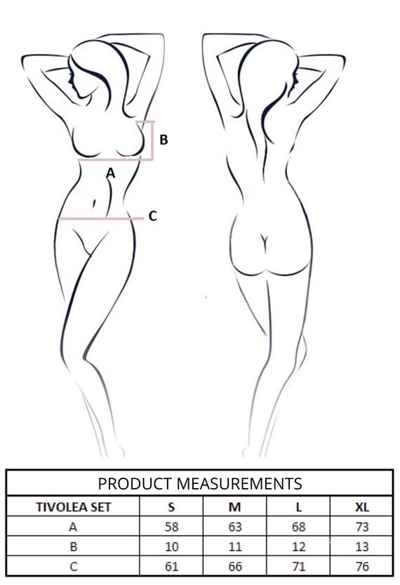 Tivolea Set Violet Passion purple - elegantní souprava spodního prádla pro ženy