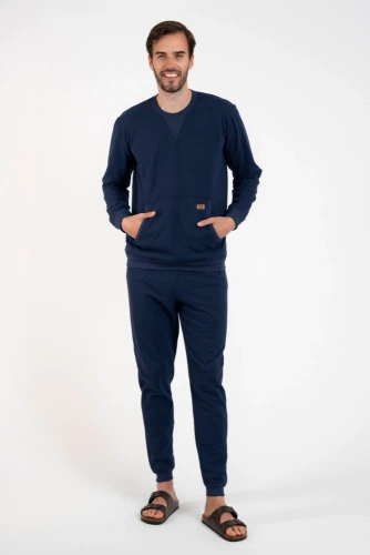 Fox Pánská tepláková souprava Italian Fashion - tmavě modrá