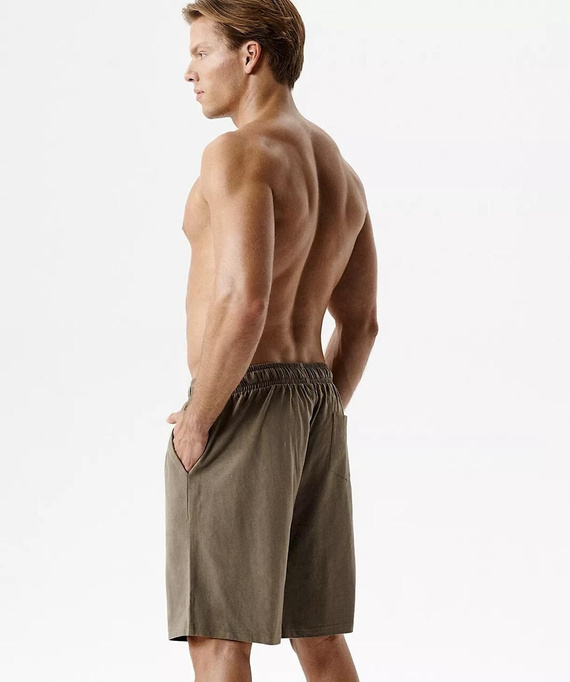 NMB-039 Pánské pyžamové kraťasy 100% bavlna Peach