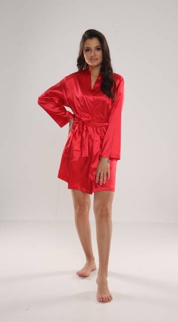 797 Klasický dámský župan Forex - červený