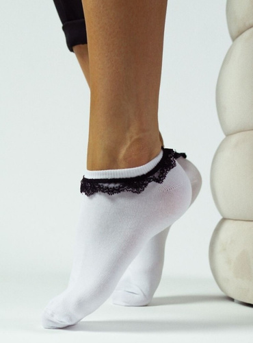 0941 Dámské nohy Milena -2 bílá