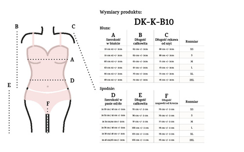 DK-K-B10 DKaren chocolate - dámský set legín a halenky, pohodlný a stylový