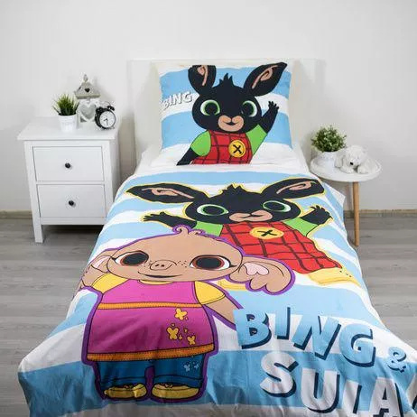 Povlečení Králíček Bing a Sula 140x200 Jerry Fabrics bavlna