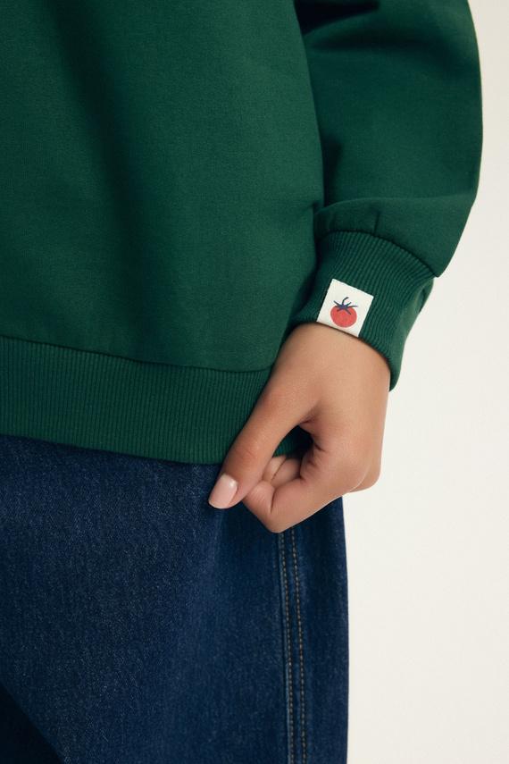 Dámská mikina Dessie Henderson z bavlny, lehce zateplená, s potiskem