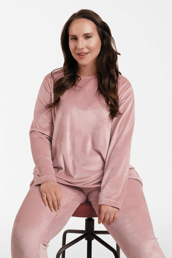 Akara Dámská souprava Italian Fashion - pudrově růžová