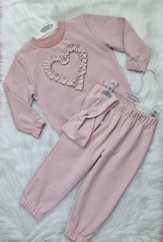 Mia Dětská mikina Bambarillo smoky pink - bavlna a elastan, měkký mikinový úplet | Pohodlí a styl