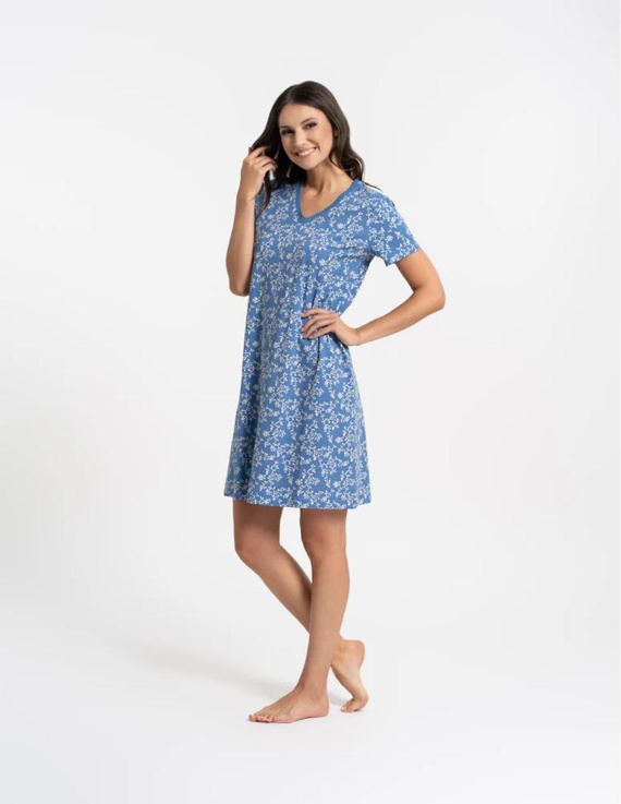 Dámská noční košile Moraj PDK2700-009 bavlna V výstřih pohodlí