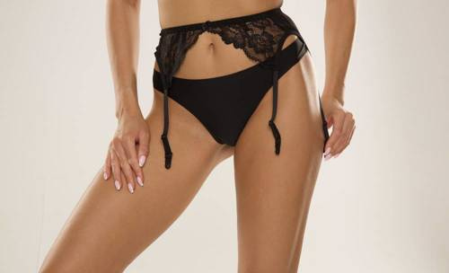 136 Forex podvazkový pás - černý