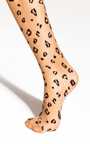 Módní podkolenky.28 20 den Gatta daino - skvrnitý, netlakový pásek
