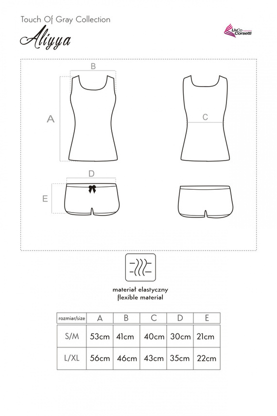 Aliyya LC 90370 Dámský set LivCo Corsetti Fashion