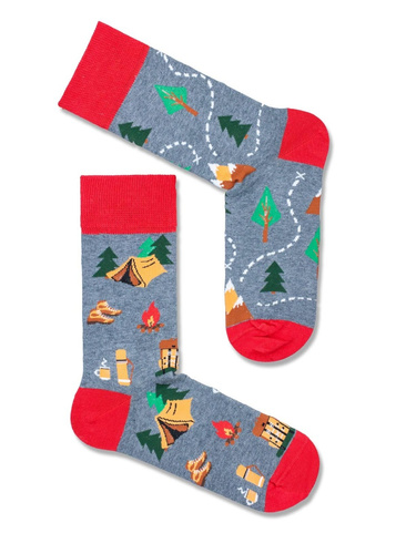 0125.053 Trekking - pánské ponožky Milena s barevným vzorem, Melange