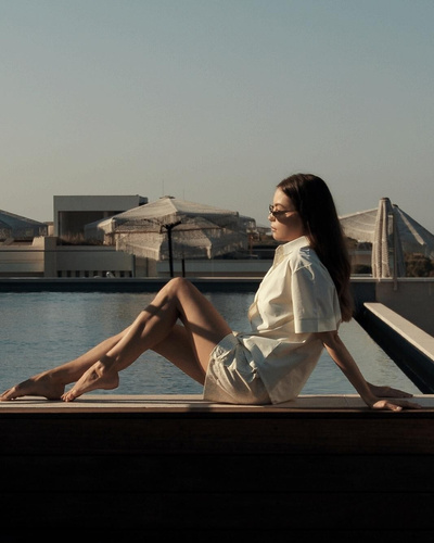 Dámské pyžamo Sensis Ophelia limetkové – letní, 100% bavlna