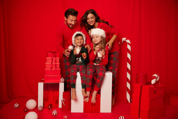 Tess Dětské pyžamo Italian Fashion - červené/potisk