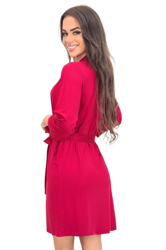 Dámský župan Sonia Donna s krajkou | viskóza | rukáv 7/8 | zavazování