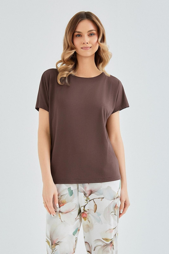 Dámské pyžamo Taro Apolonia 3606 viskóza bavlna kalhoty 7/8 komfort