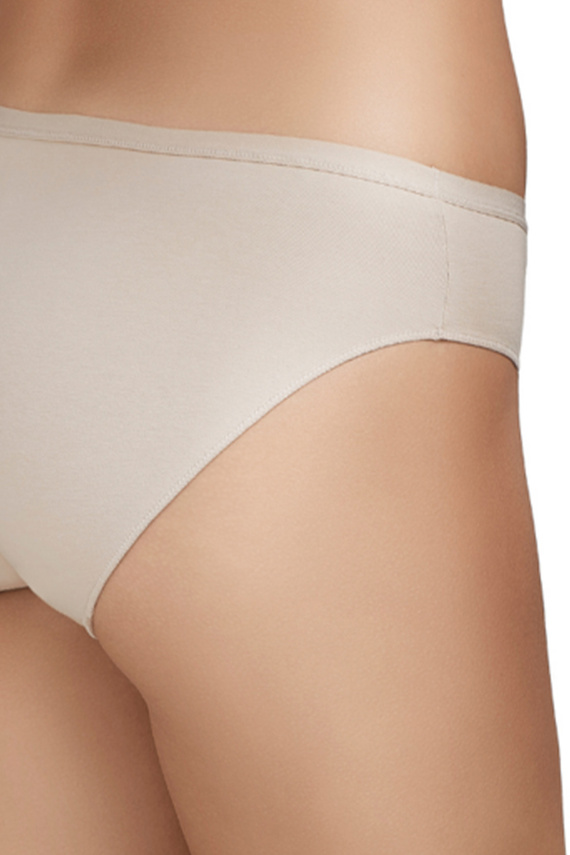 Figi bikini Selene 400 bežové bavlněné klasické, 2 ks