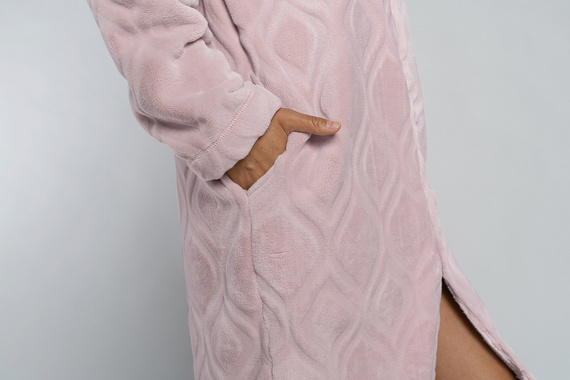 Arena Dámský župan Italian Fashion - pudrově růžový