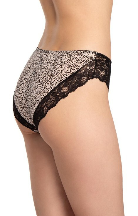 L-1586 Dámské kalhotky Lama, dvě balení, 95 % bavlna, pohodlné a klasické