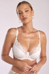 Polovyztužená podprsenka v barvě ecru