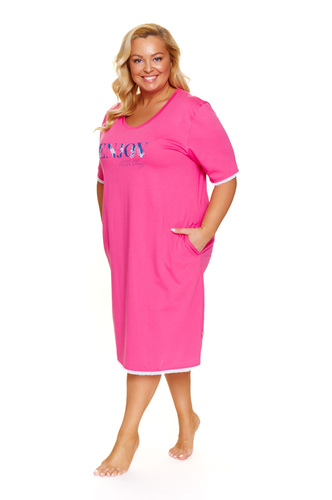 7327 Noční košile Doctor Nap Peony Plus Size, bavlna