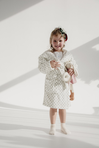 367 Melanie Forex Dětský župan - ecru