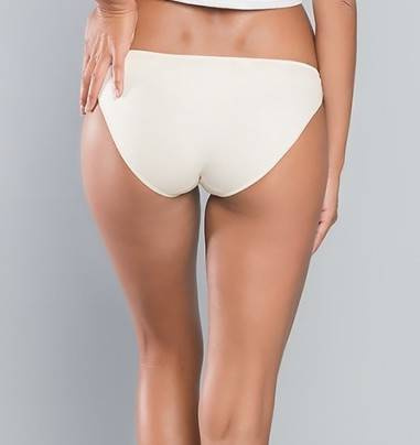 Lux mini těhotenské kalhotky Italian Fashion - nude/powder