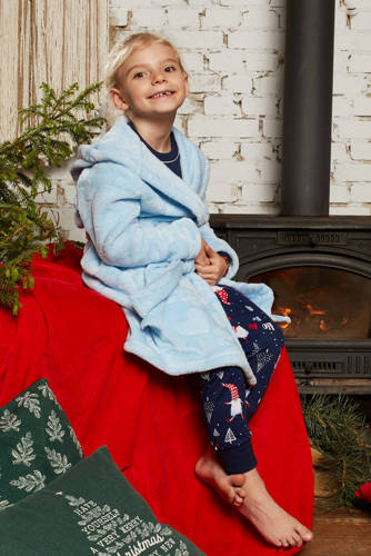 Dívčí župan Misti Italian Fashion - modrý