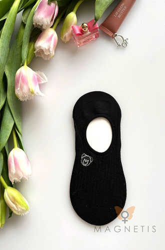 Dámské balerínkové ponožky YN-251131 Magnetis – viskóza se silikonem na patě