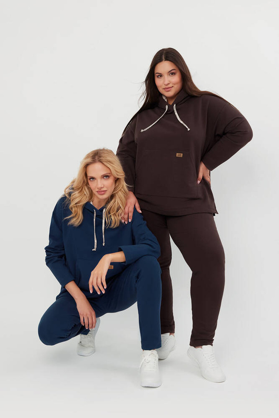 Lagos Dámské tepláky Italian Fashion - hnědé