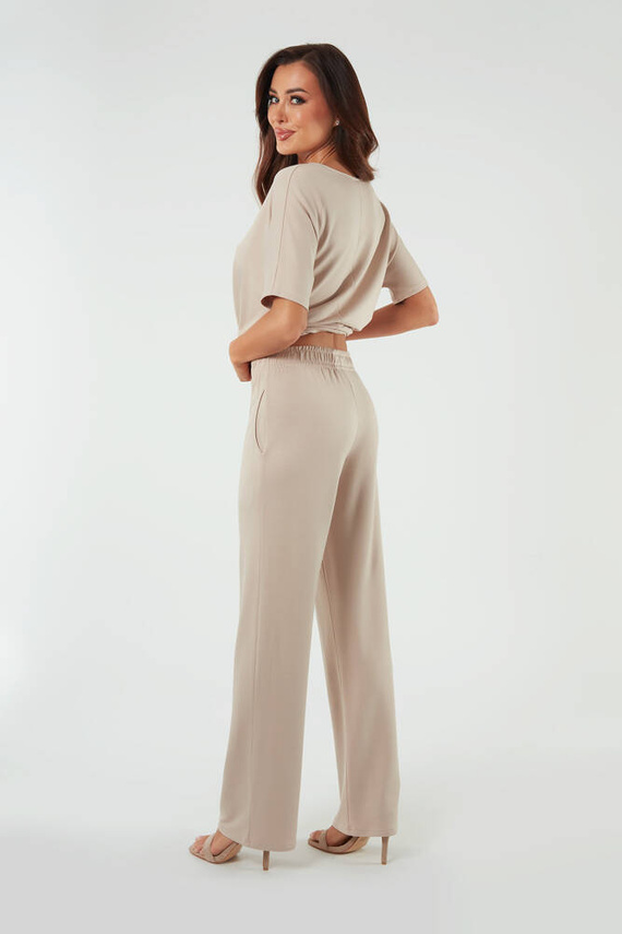 Soler Halenka s krátkým rukávem Italian Fashion - béžová