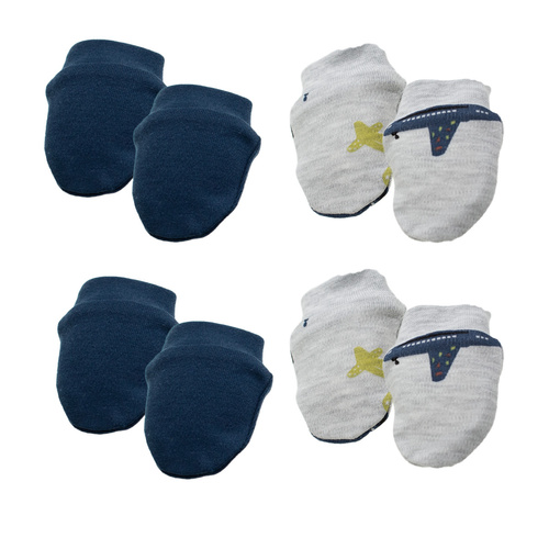 219083 Dětské rukavice Willy Nicol 4ks - bavlněné, proti poškrábání,