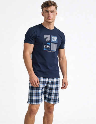 Cornette F&Y 551/56 Hawaii– dětské pyžamo pro chlapce 100% bavlna s krátkým rukávem