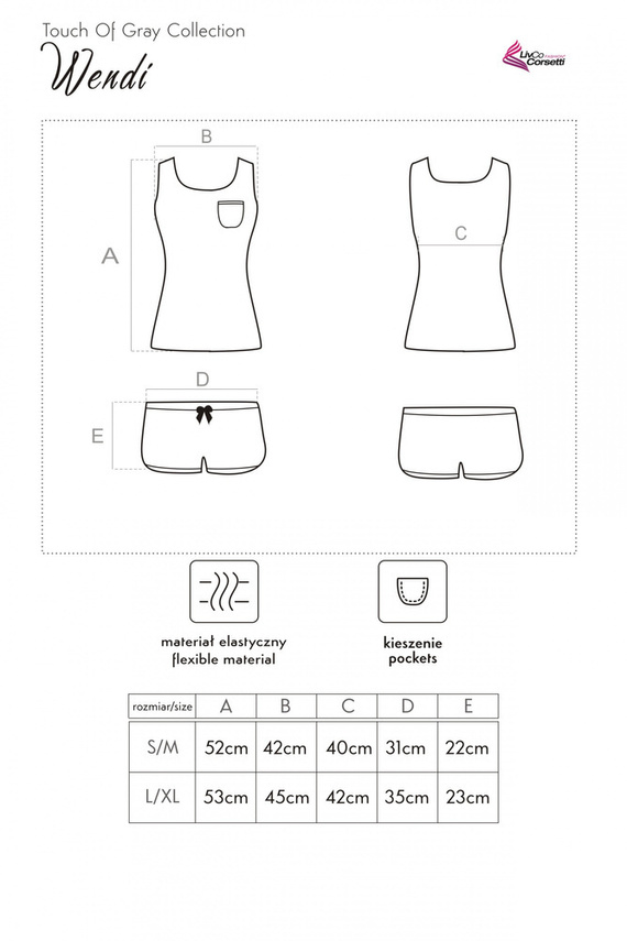 Wendi LC 90371 Dámský set LivCo Corsetti Fashion