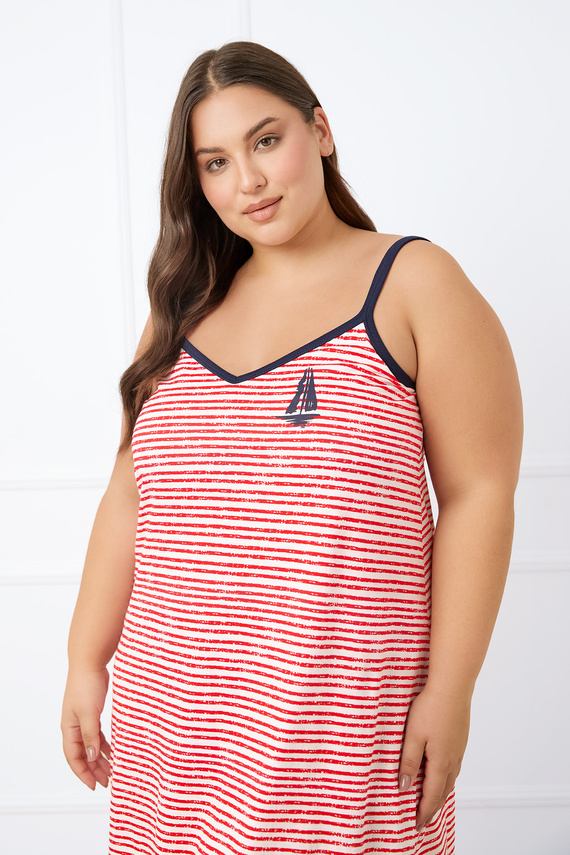 Dámská košile Flota, slim fit Italian Fashion - potisk červená