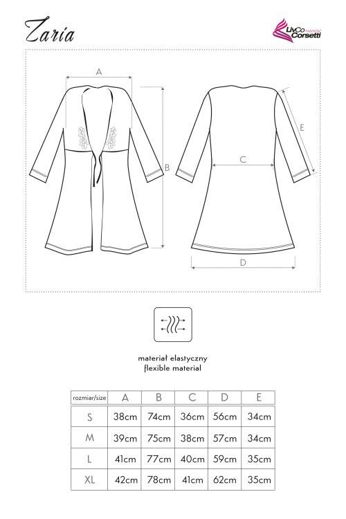 Zaria LC 50037 Dámský župan LivCo Corsetti