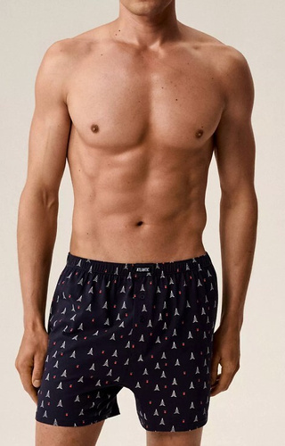 2GMB-010 Pánské boxerky Atlantic - bavlna, vánoční vzor, 2 balení