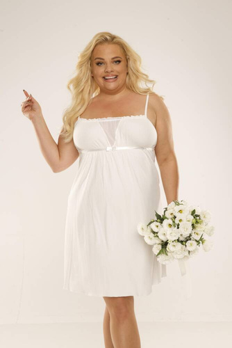 691 Freya Forex noční košile bez ramínek - ecru barva