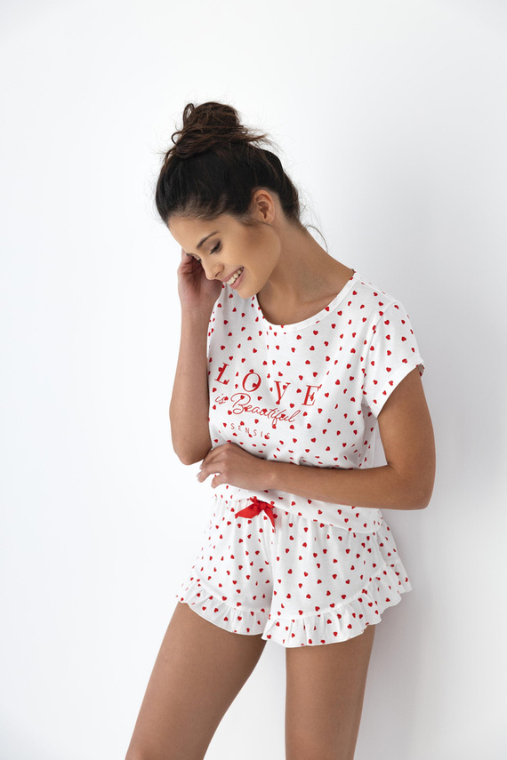 Dámské pyžamo Justine Sensis - krémové