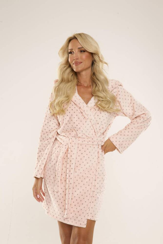 546 Melanie Dámský krátký župan Forex - lososový