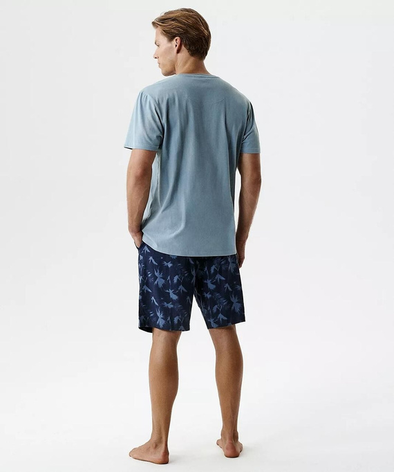 Pánské letní pyžamo Atlantic NMP-399 100% bavlna – lehké a pohodlné