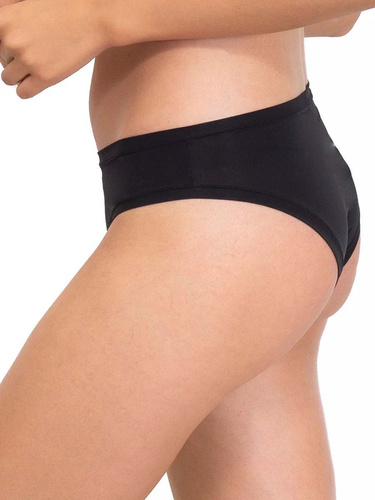 1555 Fantastické kalhotky - bezešvé, mikrovlákno, klasický střih Sielei black