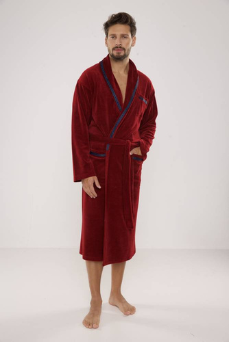 666 Ronaldo pánský župan De Lafense - bordó