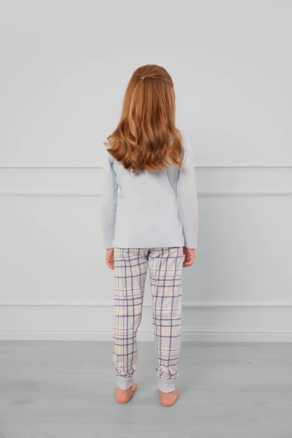 Katrin Dívčí pyžamo Italian Fashion - modrá/potisk