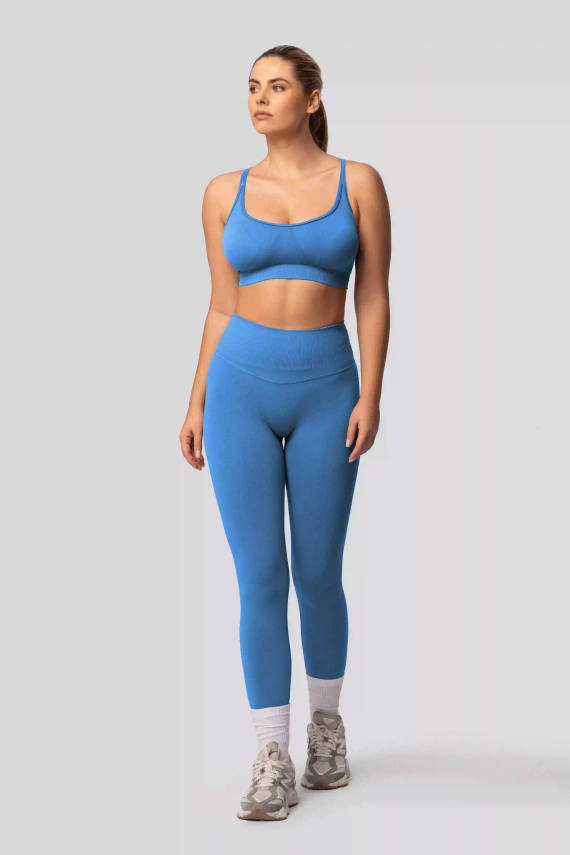 Legíny push-up Spaio PRO vysoký pas krycí tvarující ice blue