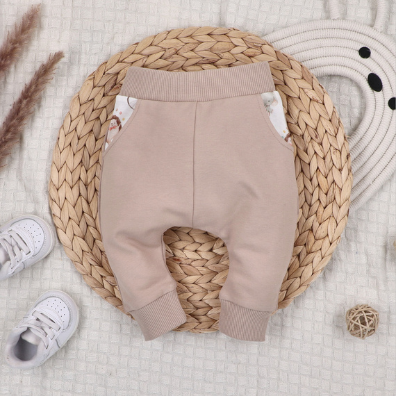 ABN-5592 Circus Dětské tepláky Nini - 100% organická bavlna, měkké a bezpečné