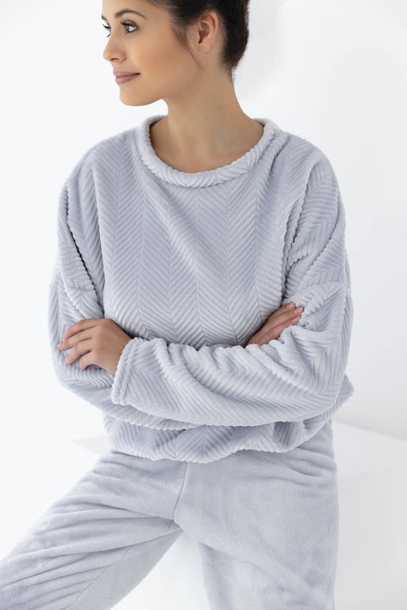 Dámské pyžamo Esme Soft Sensis - šedé